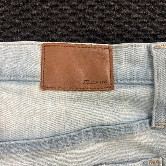 Madewell 9 High Rise Skinny Crop Jeans Light Wash Women Size 31 - Picture 4 of 9